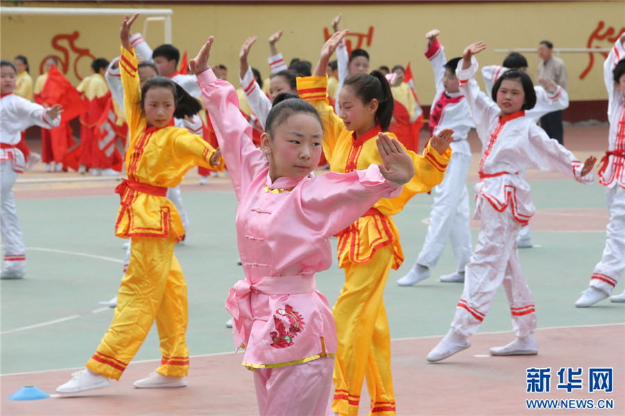 開封:武術(shù)進校園結(jié)碩果